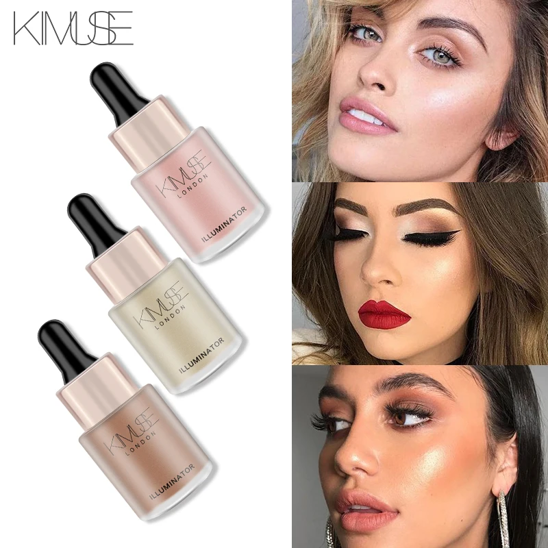 KIMUSE Illuminator Highlighter Liquid Long-lasting Brighten Easy to wear maquiag Makeup Shimmer Glow Facial Shiny Highlight Drop
KIMUSE Illuminator Highlighter Liquid Long-lasting Brighten Easy to wear maquiag Makeup Shimmer Glow Facial Shiny Highlight Drop