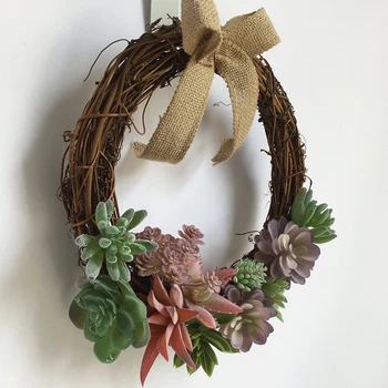 Wedding Decoration Hanging Pendants Wall Window Decor Photo Prop Round Simulation Garland Succulent Garlands For Home Party
Wedding Decoration Hanging Pendants Wall Window Decor Photo Prop Round Simulation Garland Succulent Garlands For Home Party