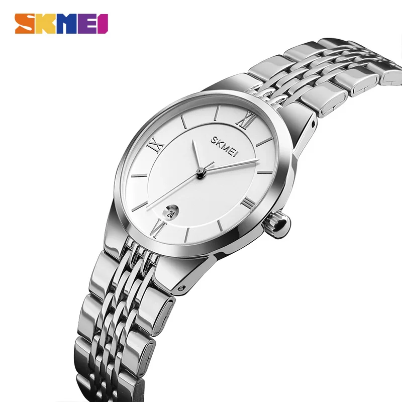 SKMEI Q023 Q024 New Simple Ladies Quartz Wrist Watch Waterproof Luxury Stainless Steel Female Clock Women's Watches Reloj Mujer
SKMEI Q023 Q024 New Simple Ladies Quartz Wrist Watch Waterproof Luxury Stainless Steel Female Clock Women's Watches Reloj Mujer