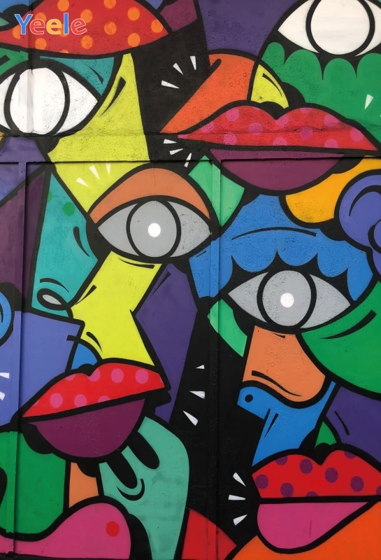 Yeele Abstract Eyes Mouth Graffiti Wall Photography Backdrops Personalized Photocall Photographic Background For Photo Studio
Yeele Abstract Eyes Mouth Graffiti Wall Photography Backdrops Personalized Photocall Photographic Background For Photo Studio