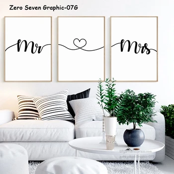 Black And White Love Phrase Mr & Mrs Canvas Painting Posters And Prints Living Room Bedroom Wall Art Pictures Home Decoration
Black And White Love Phrase Mr & Mrs Canvas Painting Posters And Prints Living Room Bedroom Wall Art Pictures Home Decoration