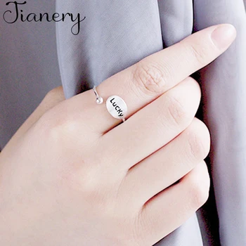 JIANERY Bohemian Vintage 925 Sterling Silver LUCKY Letter Rings For Women Men Engagement Rings Girls Party Gifts Anillos 2019
JIANERY Bohemian Vintage 925 Sterling Silver LUCKY Letter Rings For Women Men Engagement Rings Girls Party Gifts Anillos 2019