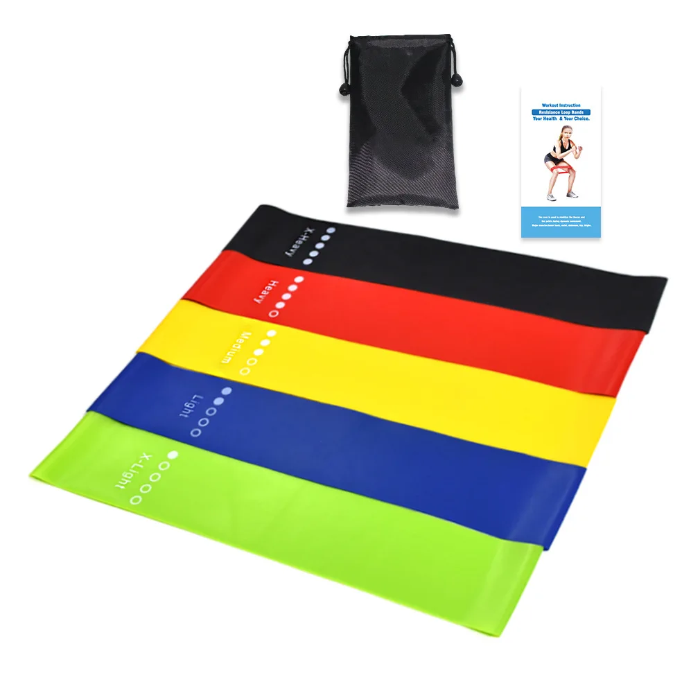 5PCS Yoga Resistance Bands Stretching Rubber Loop Exercise Fitness Equipment Strength Training Body Pilates Strength Training
5PCS Yoga Resistance Bands Stretching Rubber Loop Exercise Fitness Equipment Strength Training Body Pilates Strength Training