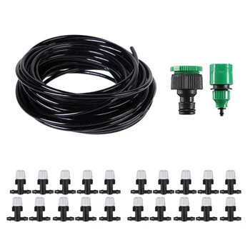 1 Set Water Misting Cooling System Mist Sprinkler Nozzle Garden Patio Greenhouse Plants Spray Fog Hose Watering Kit 10M
1 Set Water Misting Cooling System Mist Sprinkler Nozzle Garden Patio Greenhouse Plants Spray Fog Hose Watering Kit 10M