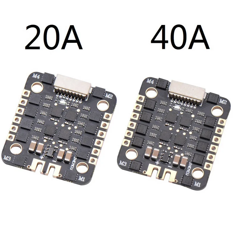 JHEMCU EM20A EM40A BLHELI_S DShot600 2-6S 4in1 Brushless ESC for FPV Racing Freestyle Micro Drones DIY Parts
JHEMCU EM20A EM40A BLHELI_S DShot600 2-6S 4in1 Brushless ESC for FPV Racing Freestyle Micro Drones DIY Parts