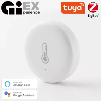 ZIGBEE Smart Air Pressure Temperature Humidity Environment Sensor Work With Android IOS TUYA APP Control
ZIGBEE Smart Air Pressure Temperature Humidity Environment Sensor Work With Android IOS TUYA APP Control