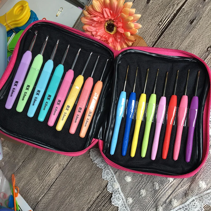 16Pcs/Set Crochet hook Knitting Needles Hooks weave Sewing Tool Crochets Kit Household Multifunction Crocheting Tools
16Pcs/Set Crochet hook Knitting Needles Hooks weave Sewing Tool Crochets Kit Household Multifunction Crocheting Tools