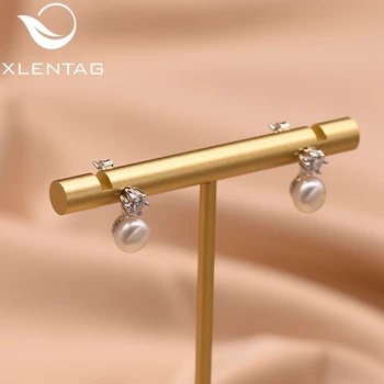 XlentAg 100% Natural Fresh Water White Pearl Zircon Earring For Women Girl Korean Luxury Party Jewelry Joyas De Plata 925 GE0864
XlentAg 100% Natural Fresh Water White Pearl Zircon Earring For Women Girl Korean Luxury Party Jewelry Joyas De Plata 925 GE0864