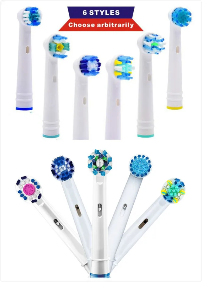 4pcs Replacement Toothbrush Heads for Oral Hygiene B Cross Floss Action Precision Soft Bristle Electric Tooth Brushes Heads
4pcs Replacement Toothbrush Heads for Oral Hygiene B Cross Floss Action Precision Soft Bristle Electric Tooth Brushes Heads