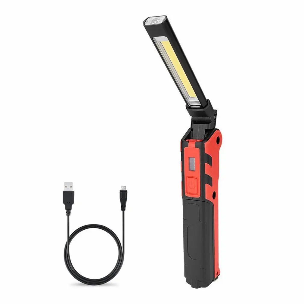 COB+USB Folding Rechargeable Magnet Flashlight Headlight Portable Multifunctional Work Light Super Bright LED Flashlight
COB+USB Folding Rechargeable Magnet Flashlight Headlight Portable Multifunctional Work Light Super Bright LED Flashlight