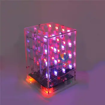 4x4x4 Acrylic Protection Transparent Cover Housing For Dual Color LED Cube 3D Light Square Electronic DIY Kit Accessory
4x4x4 Acrylic Protection Transparent Cover Housing For Dual Color LED Cube 3D Light Square Electronic DIY Kit Accessory
