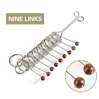 Child 25pcs/Set Jigsaw Puzzle Stress Reliever Toys High Carbon Steel Durable Silver Lock Nine Interlocking Links Interesting
Child 25pcs/Set Jigsaw Puzzle Stress Reliever Toys High Carbon Steel Durable Silver Lock Nine Interlocking Links Interesting