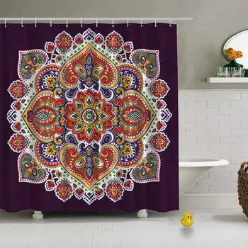 n Floral Paisley Medallion Pattern Ethnic Vector Decorative Shower Curtain for Bathroom,79''L x 72''W
n Floral Paisley Medallion Pattern Ethnic Vector Decorative Shower Curtain for Bathroom,79''L x 72''W