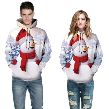 Snowman Christmas style Digital print matching dress Hooded fleece European and American plus-size sports autumn clothing
Snowman Christmas style Digital print matching dress Hooded fleece European and American plus-size sports autumn clothing