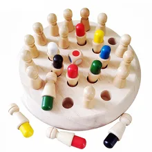 Kids Wooden Memory Match Stick Chess Fun Color Game Board Puzzles Educational Color Cognitive Ability Learning Toys for Children
Kids Wooden Memory Match Stick Chess Fun Color Game Board Puzzles Educational Color Cognitive Ability Learning Toys for Children