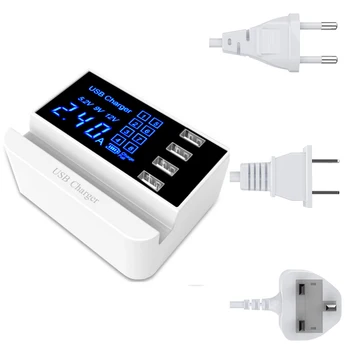 4 Port USB Multiple Charger HUB 5V 4A Desktop Multi USB Wall Charger for Cellphone Smartphone Tablet USB Plug Charger EU US UK
4 Port USB Multiple Charger HUB 5V 4A Desktop Multi USB Wall Charger for Cellphone Smartphone Tablet USB Plug Charger EU US UK