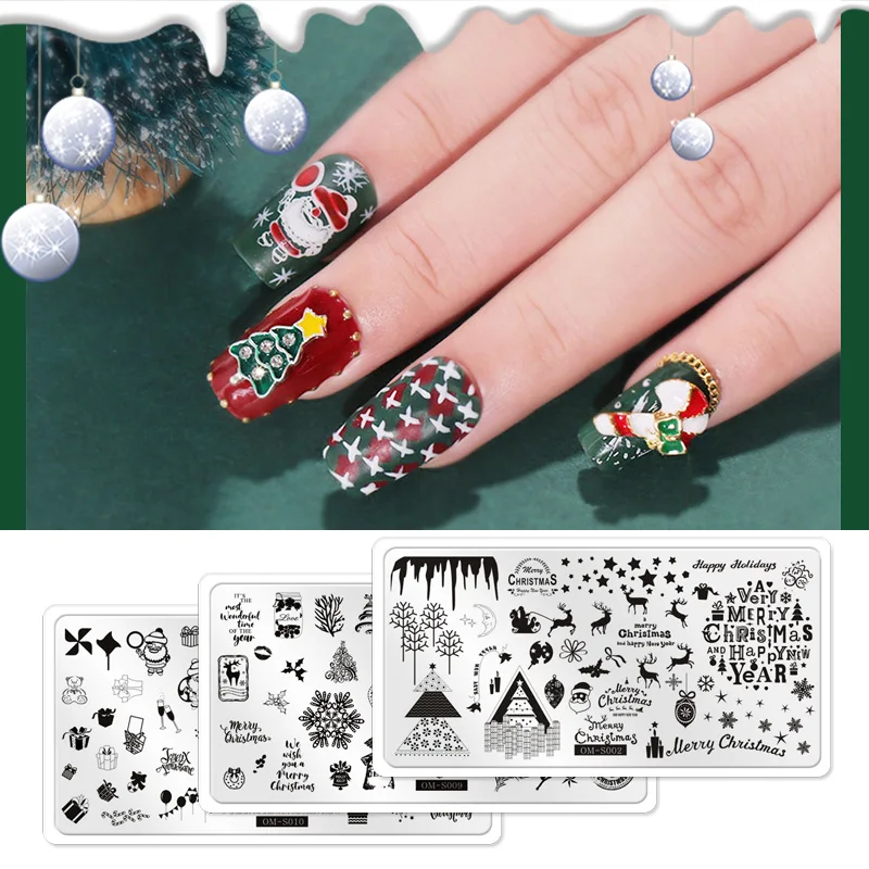 1Pcs Christmas Nail Stamping Plates Stainless Steel Stamping for Nails Fashion Nail Stamp Stencils for Nails design for 2020
1Pcs Christmas Nail Stamping Plates Stainless Steel Stamping for Nails Fashion Nail Stamp Stencils for Nails design for 2020