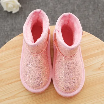 Winter Boots for Girls Shoes Fashion Sequins Kids Ankle Boots Plush Warm Children Short Boots Baby Girl Boots Non-slip SL022
Winter Boots for Girls Shoes Fashion Sequins Kids Ankle Boots Plush Warm Children Short Boots Baby Girl Boots Non-slip SL022