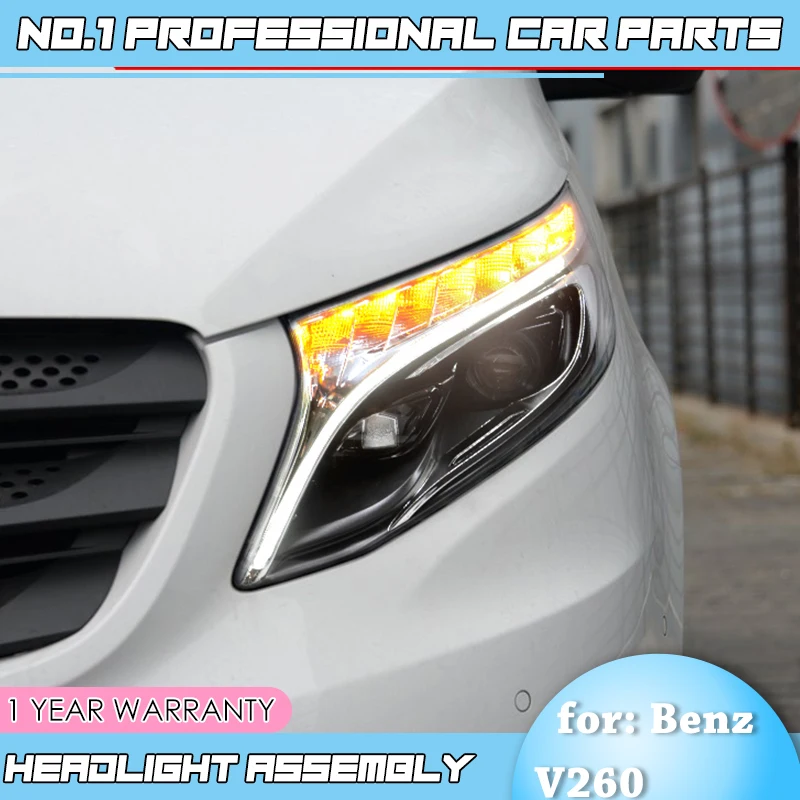 car accessories for Benz Metris V206 ALL LED Headlight 2016-2019 for Mercedes-Benz Benz vito LED Headlight DRL Bi-LED Lens
car accessories for Benz Metris V206 ALL LED Headlight 2016-2019 for Mercedes-Benz Benz vito LED Headlight DRL Bi-LED Lens