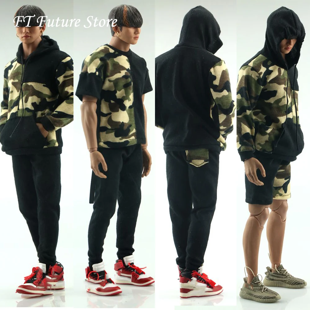 1/6 Scale Male Figure Clothes Accessory FA009 Sweatshirt Shorts Pants Camouflage Stitching Clothing Model for 12'' Action Fgure
1/6 Scale Male Figure Clothes Accessory FA009 Sweatshirt Shorts Pants Camouflage Stitching Clothing Model for 12'' Action Fgure