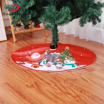 Bubble Kiss Christmas Tree Skirt 1PCS 90cm Santa Claus Penguin Pattern Red Tree Skirt Home Party Decor Holiday DIY Decorations 
Bubble Kiss Christmas Tree Skirt 1PCS 90cm Santa Claus Penguin Pattern Red Tree Skirt Home Party Decor Holiday DIY Decorations
