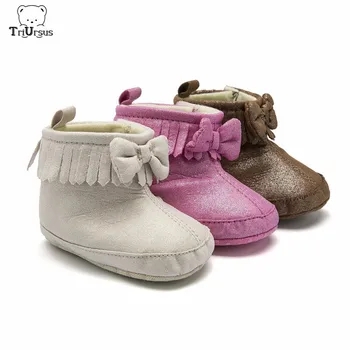 Baby Girl Winter Boots Soft Sole Toddler Fringe Boots Bowknot Patent Leather Toddler Fur Boots For Newborn Baby Girl 0-24 months
Baby Girl Winter Boots Soft Sole Toddler Fringe Boots Bowknot Patent Leather Toddler Fur Boots For Newborn Baby Girl 0-24 months