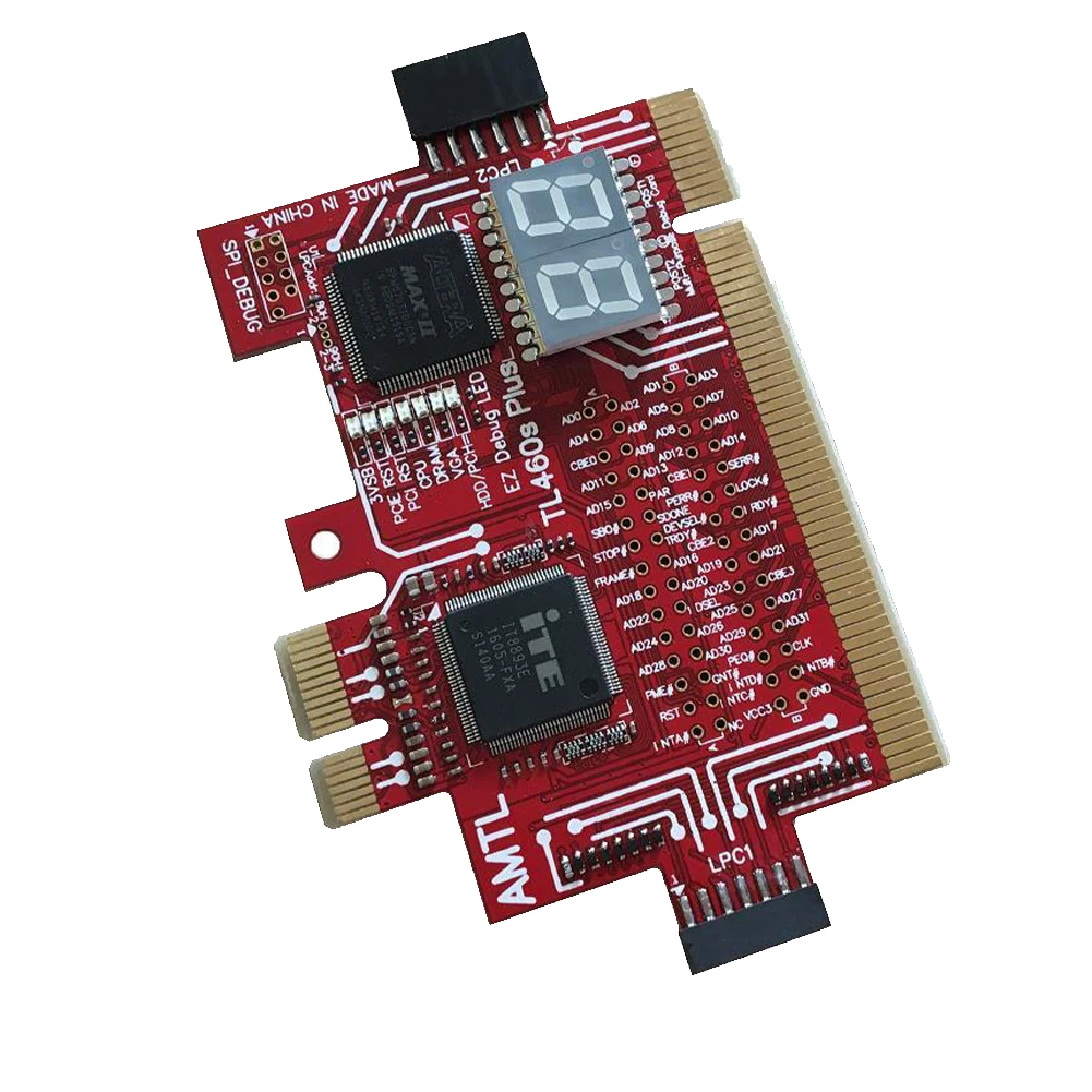 Diagnostic Card PC PCI-E LPC Test Detect Easy Use Motherboard Debug LED Indicator Laptop Desktop Tool Analyzer Post Multi Use
Diagnostic Card PC PCI-E LPC Test Detect Easy Use Motherboard Debug LED Indicator Laptop Desktop Tool Analyzer Post Multi Use