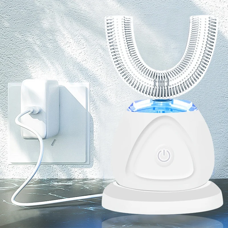 ligent Electric Tooth Cleaner U-Shaped Toothbrush Blue Light Whitening Tooth Cleaner
ligent Electric Tooth Cleaner U-Shaped Toothbrush Blue Light Whitening Tooth Cleaner