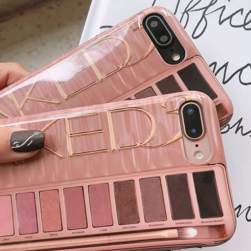 Makeup Eyeshadow Palette Phone Case for Iphone XS Max XR XS for Iphone 6 6s 7 8 Plus Glossy Soft Silicone Case Cover Eye Shadow
Makeup Eyeshadow Palette Phone Case for Iphone XS Max XR XS for Iphone 6 6s 7 8 Plus Glossy Soft Silicone Case Cover Eye Shadow