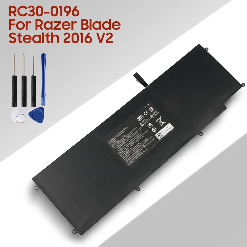 Replacement Laptop Battery RC30-0196 For Razer Blade Stealth 2016 V2 i7-7500U 3ICP4/92/80 Laptop Battery 4640mAh
Replacement Laptop Battery RC30-0196 For Razer Blade Stealth 2016 V2 i7-7500U 3ICP4/92/80 Laptop Battery 4640mAh