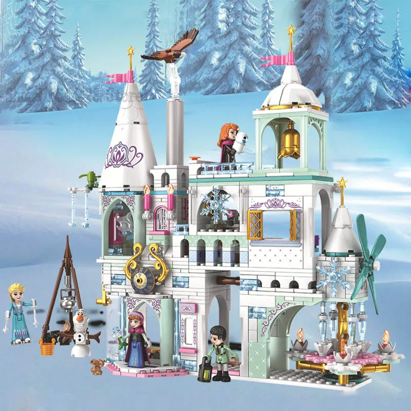 NEW arrival Snow castle Building Blocks Compatible Friends Castle Bricks Girls Princess House Elsas DIY Castle Toys for Girls
NEW arrival Snow castle Building Blocks Compatible Friends Castle Bricks Girls Princess House Elsas DIY Castle Toys for Girls