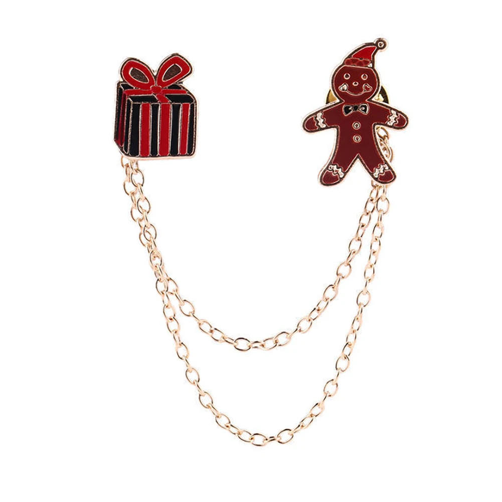 Women New Year Christmas Gift Oiled Brooch Party Decoration Tassel Chain Brooches Collar Punk Pins 
Women New Year Christmas Gift Oiled Brooch Party Decoration Tassel Chain Brooches Collar Punk Pins