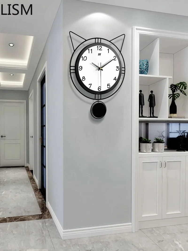 Wall Clock Mechanism with Pendulum Clock Quartz Silent Cute Modern Design Home Decoration Wall Vinilos Decorativos Para Paredes
Wall Clock Mechanism with Pendulum Clock Quartz Silent Cute Modern Design Home Decoration Wall Vinilos Decorativos Para Paredes