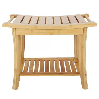 Anti-slip Shower Bathroom Spa Bath Organizer Stool W/ Storage Shelf Natural Bamboo
Anti-slip Shower Bathroom Spa Bath Organizer Stool W/ Storage Shelf Natural Bamboo