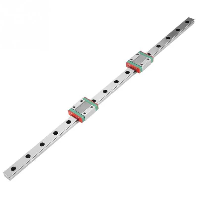 1pc 450mm MGN12 Miniature Linear Rail Guide Rail 12mm Width and 2pcs MGN12B Slide Blocks