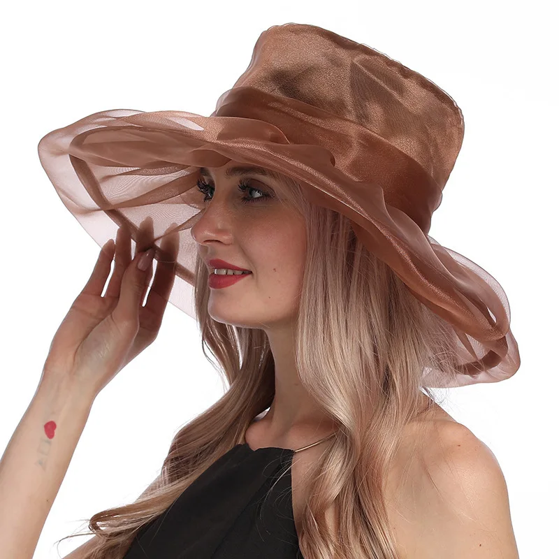 X109 Bow Mesh Sun Hat Beach Sun Hat Women's Organza Hat Lady Vacation Caps Summer Sun Cap Millinery Fascinators Party Hats
X109 Bow Mesh Sun Hat Beach Sun Hat Women's Organza Hat Lady Vacation Caps Summer Sun Cap Millinery Fascinators Party Hats