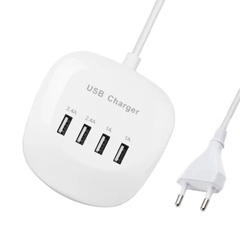 100-240V Multiple USB Wall Charger 4 Ports USB Travel Adapter All In One USB Charger Plug Travel Phone Charger EU US UK Plug
100-240V Multiple USB Wall Charger 4 Ports USB Travel Adapter All In One USB Charger Plug Travel Phone Charger EU US UK Plug