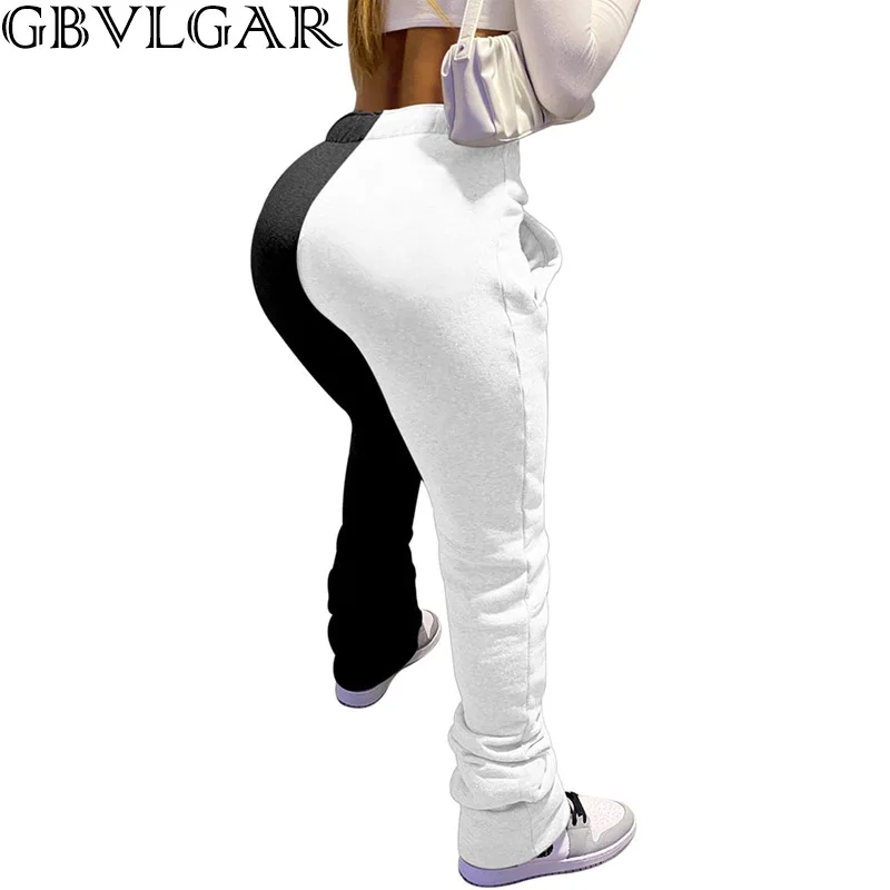 Women Drawstring Stretchy Sportswear Pant Contrast Color Patchwork Stacked Jogger Sweatpant Casual Winter Workout Slim Trousers
Women Drawstring Stretchy Sportswear Pant Contrast Color Patchwork Stacked Jogger Sweatpant Casual Winter Workout Slim Trousers