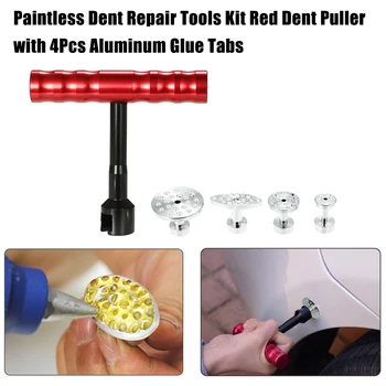 Car Paintless Dent Repair Tools Kit Red Dent Puller Removal Tool with 4Pcs Aluminum Glue Tabs For Ford Focus 2 vw Kia Toyota Bmw
Car Paintless Dent Repair Tools Kit Red Dent Puller Removal Tool with 4Pcs Aluminum Glue Tabs For Ford Focus 2 vw Kia Toyota Bmw
