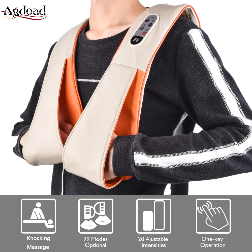Heated Knocking Cervical Massage Shawl Electrical Shiatsu Shoulder Back Arm U Shape Kneading massageador Home Relaxation
Heated Knocking Cervical Massage Shawl Electrical Shiatsu Shoulder Back Arm U Shape Kneading massageador Home Relaxation