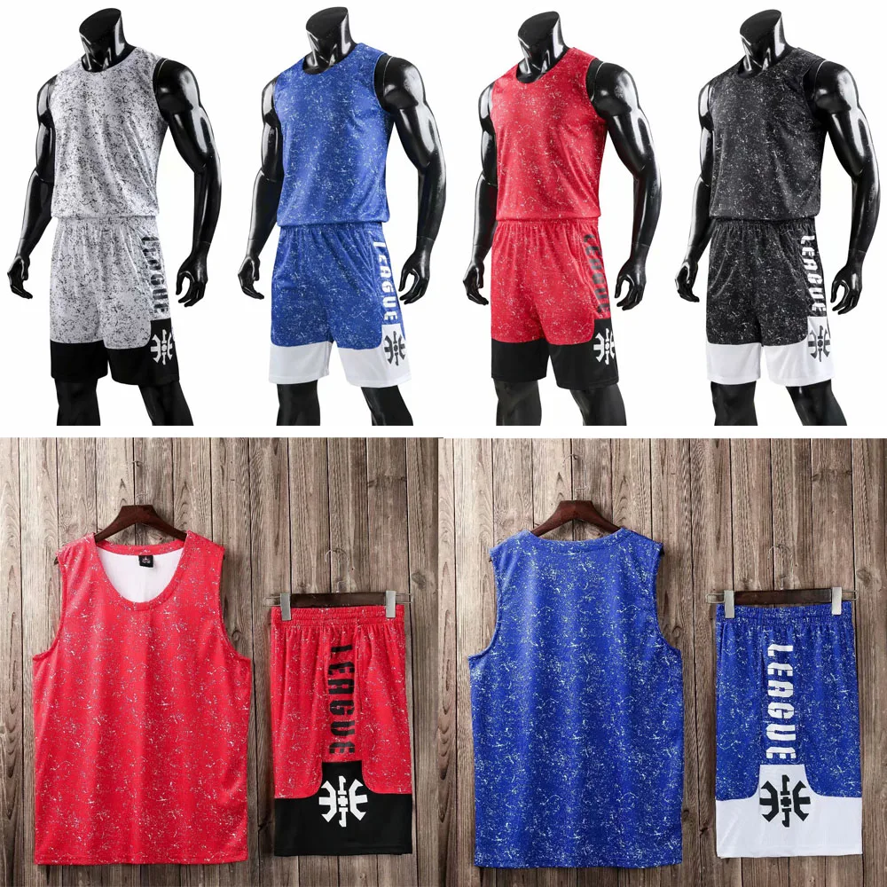 Breathable Mens Plain Running Basketball Jersey Kit Uniforms Athletic Gem Sport Suits Customize
Breathable Mens Plain Running Basketball Jersey Kit Uniforms Athletic Gem Sport Suits Customize