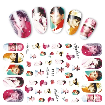 12pcs 3D Nail Art Transfer Stickers character Beauty Woman Audrey Hepburn & Marilyn Monroe DIY Decal Decorations
12pcs 3D Nail Art Transfer Stickers character Beauty Woman Audrey Hepburn & Marilyn Monroe DIY Decal Decorations