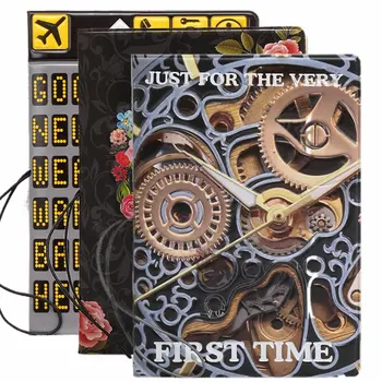 Travel Accessories Creative Metal Gear Passport Holder Cover Women Men PU Leather ID Address Portable Boarding Card Wallet Bag
Travel Accessories Creative Metal Gear Passport Holder Cover Women Men PU Leather ID Address Portable Boarding Card Wallet Bag