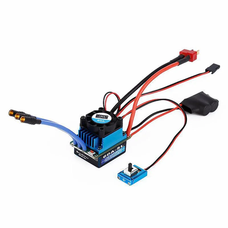 1Pcs Racing 60A SL Brushless Speed Controller ESC for RC 1/10 1:10 1:12 Car Truck
1Pcs Racing 60A SL Brushless Speed Controller ESC for RC 1/10 1:10 1:12 Car Truck