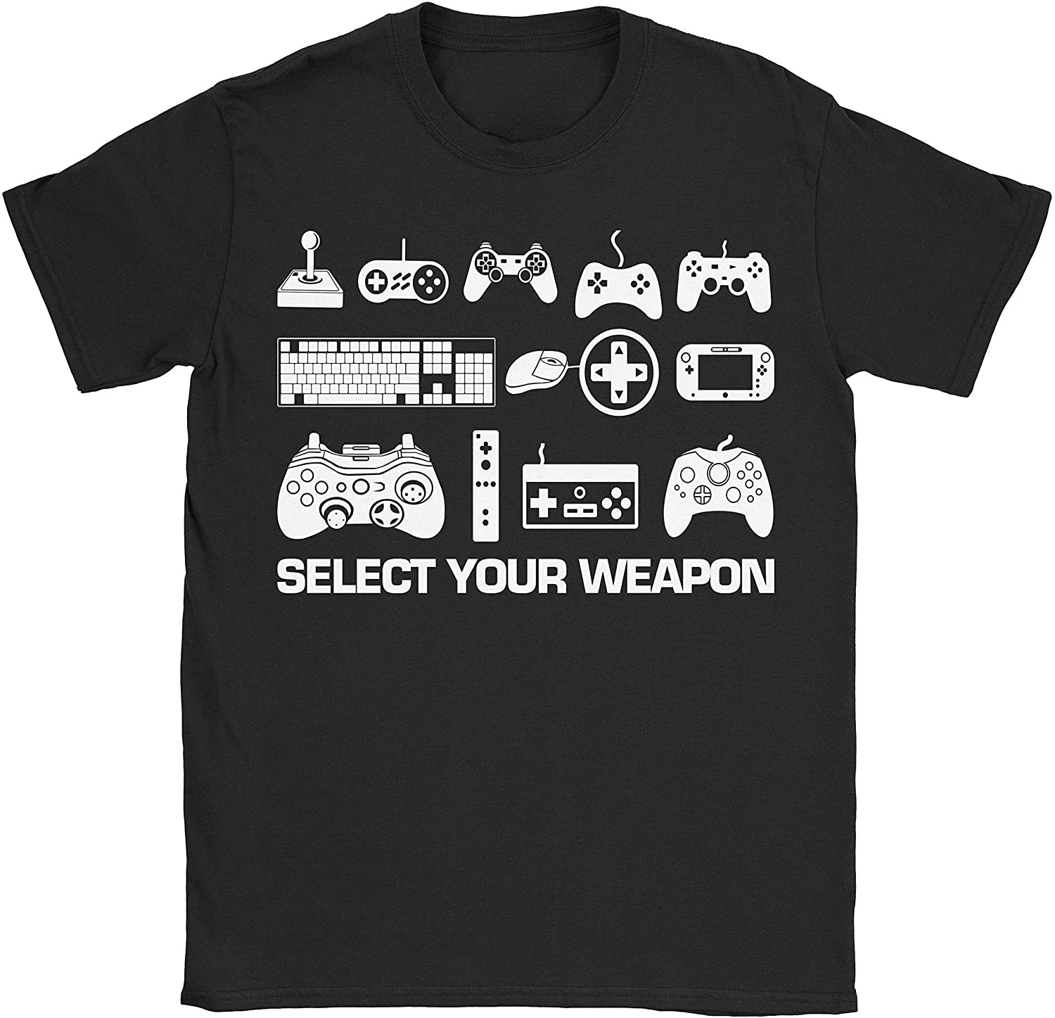 Mens Select Your Weapon Funny Gaming T Shirt Short Casual 100% COTTON O-Neck Harajuku T Shirts
Mens Select Your Weapon Funny Gaming T Shirt Short Casual 100% COTTON O-Neck Harajuku T Shirts