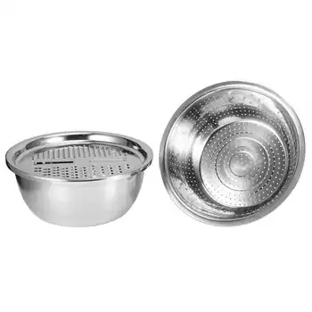 tray Steak Pasta Fruit for Home Dish Kitchen Grater Set Bowl Multi‑Function Stainless Steel Drain Basin Set Rice
tray Steak Pasta Fruit for Home Dish Kitchen Grater Set Bowl Multi‑Function Stainless Steel Drain Basin Set Rice