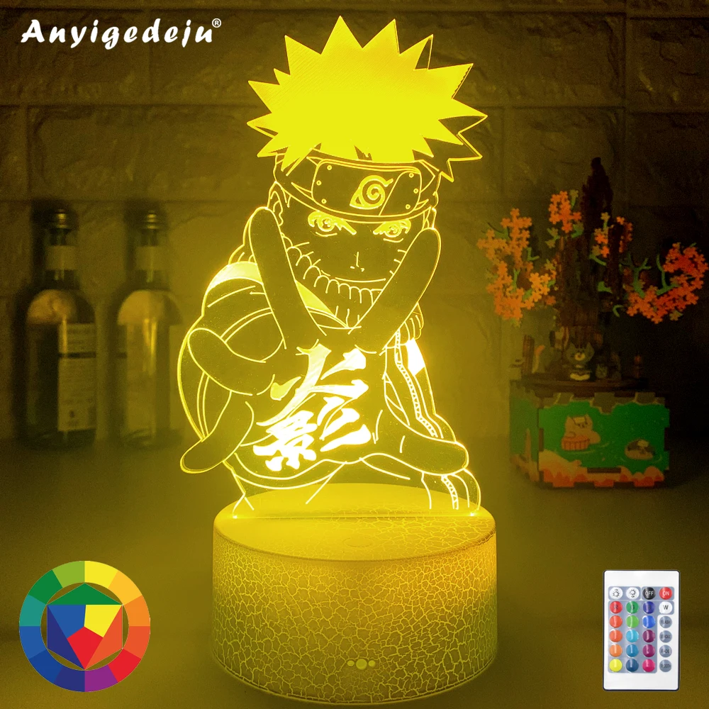 Japanese Anime Naruto Figure 3d Night Lamp for Kids Bedroom Decor Nightlight Best Birthday Gift Child Bedside Led Night Light
Japanese Anime Naruto Figure 3d Night Lamp for Kids Bedroom Decor Nightlight Best Birthday Gift Child Bedside Led Night Light