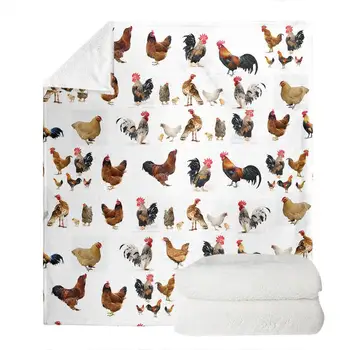Chicken Pattern Washable Housewarming Gifts Kids Adults Polyester Throw Bedding Casual Sofa Custom Soft Blanket
Chicken Pattern Washable Housewarming Gifts Kids Adults Polyester Throw Bedding Casual Sofa Custom Soft Blanket