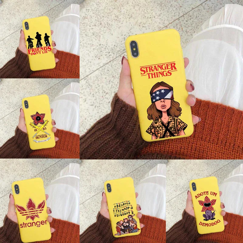 Stranger Things Season 3 TV Candy yellow soft silicone phone case for iPhone 11Pro MAX 2019 6 7 8Plus MAX XR XS X10 SE 5 6 6S
Stranger Things Season 3 TV Candy yellow soft silicone phone case for iPhone 11Pro MAX 2019 6 7 8Plus MAX XR XS X10 SE 5 6 6S