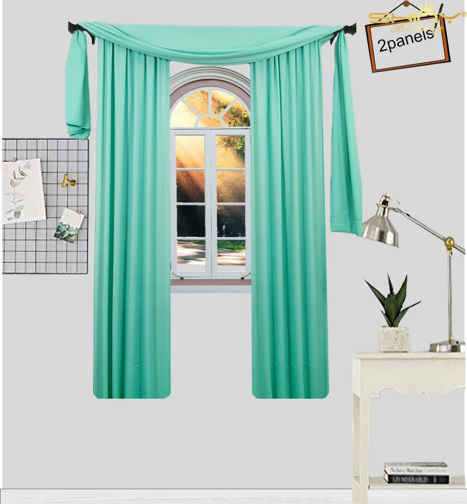 Light Green Home Window Curtain 2FTx8FT Long Sheer Backdrop 2 panels Curtains for Door Window-M190910
Light Green Home Window Curtain 2FTx8FT Long Sheer Backdrop 2 panels Curtains for Door Window-M190910